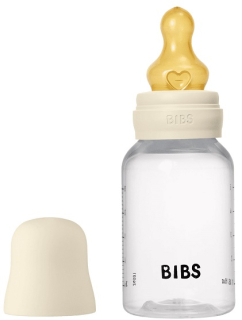 Baby Bottle antikoliková láhev 150ml s kaučukovým dudlíkem - Ivory BIBS